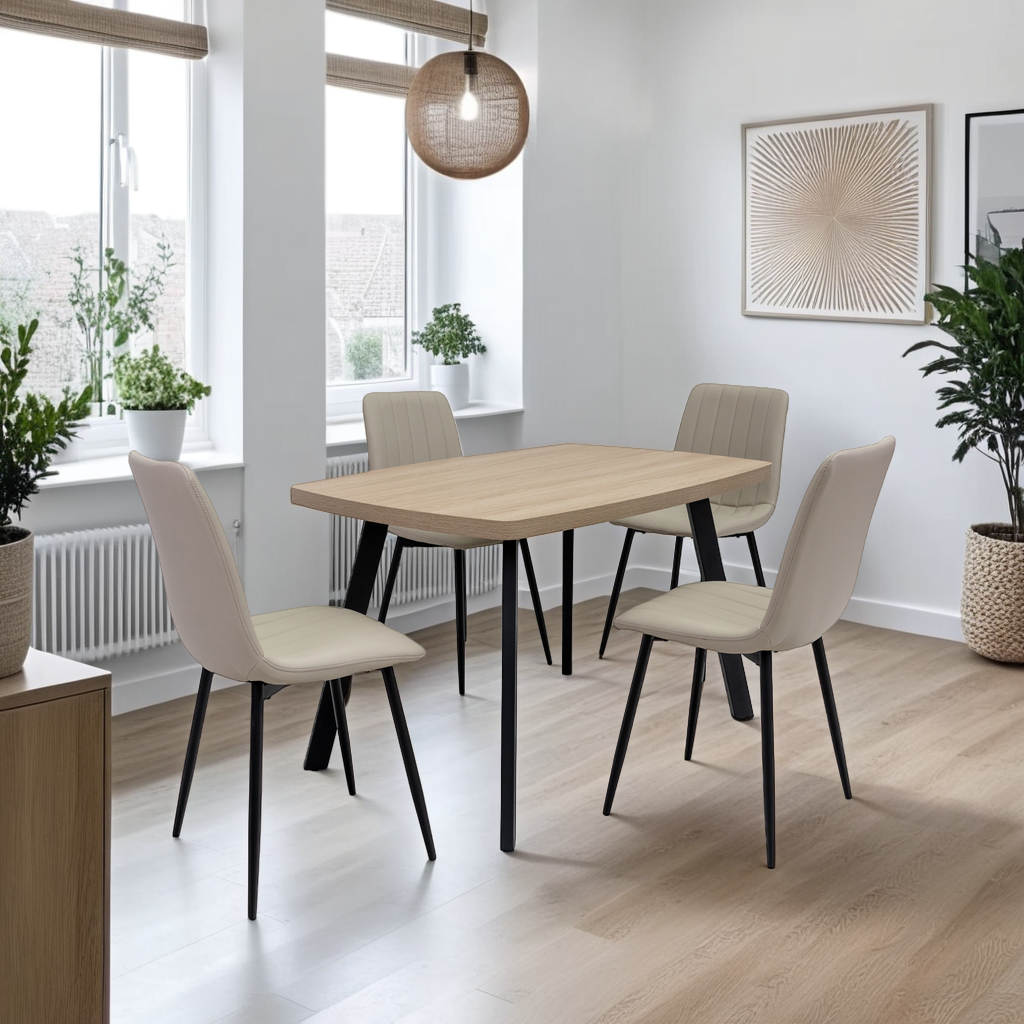 Arden 1.2m Dining Table - Light Oak