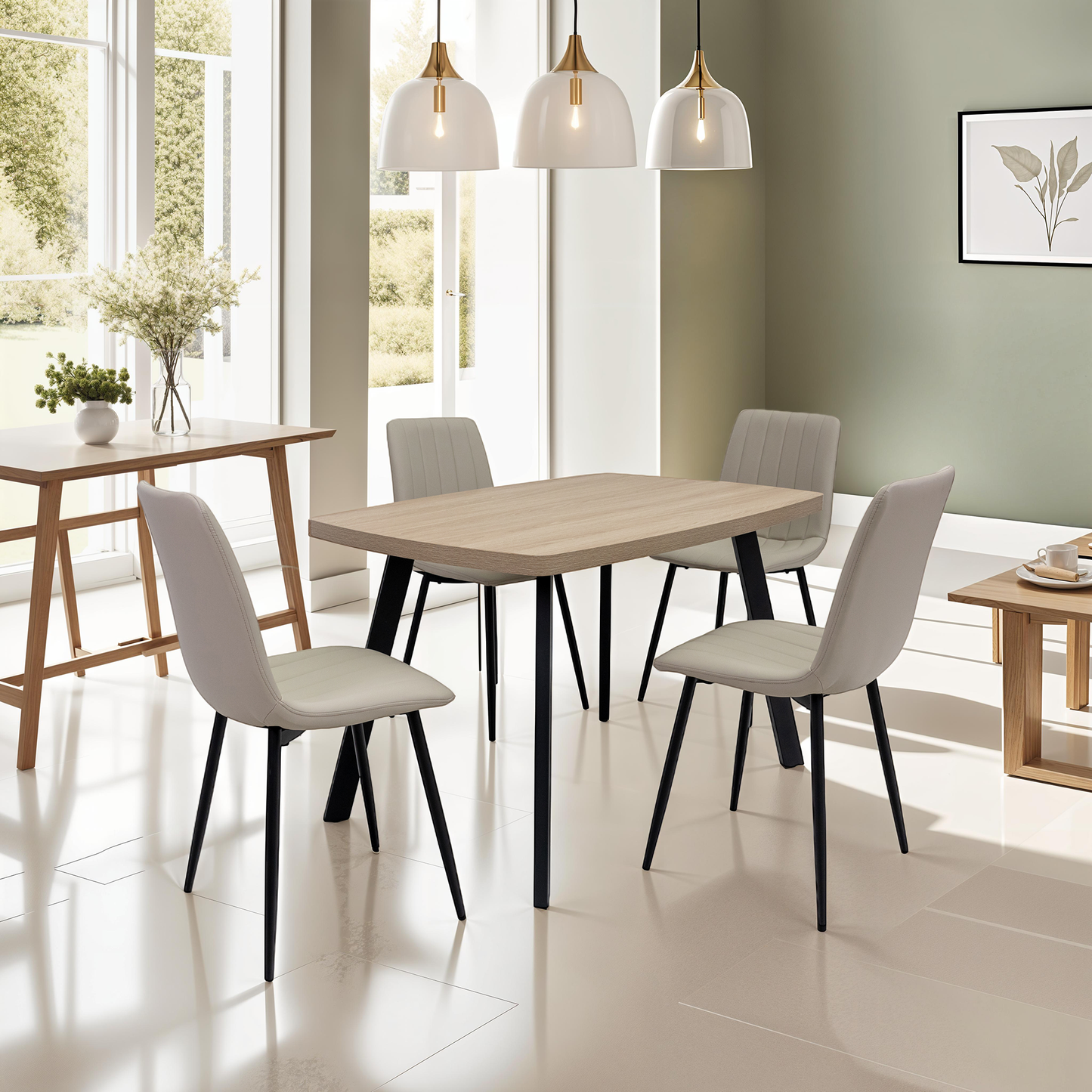 Arden 1.2m Dining Table - Light Oak