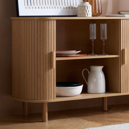 Axel 2 Door Fluted Sideboard