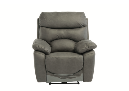 Bratista Soft Touch Fabric Recliner Sofa - 2 Colour Options