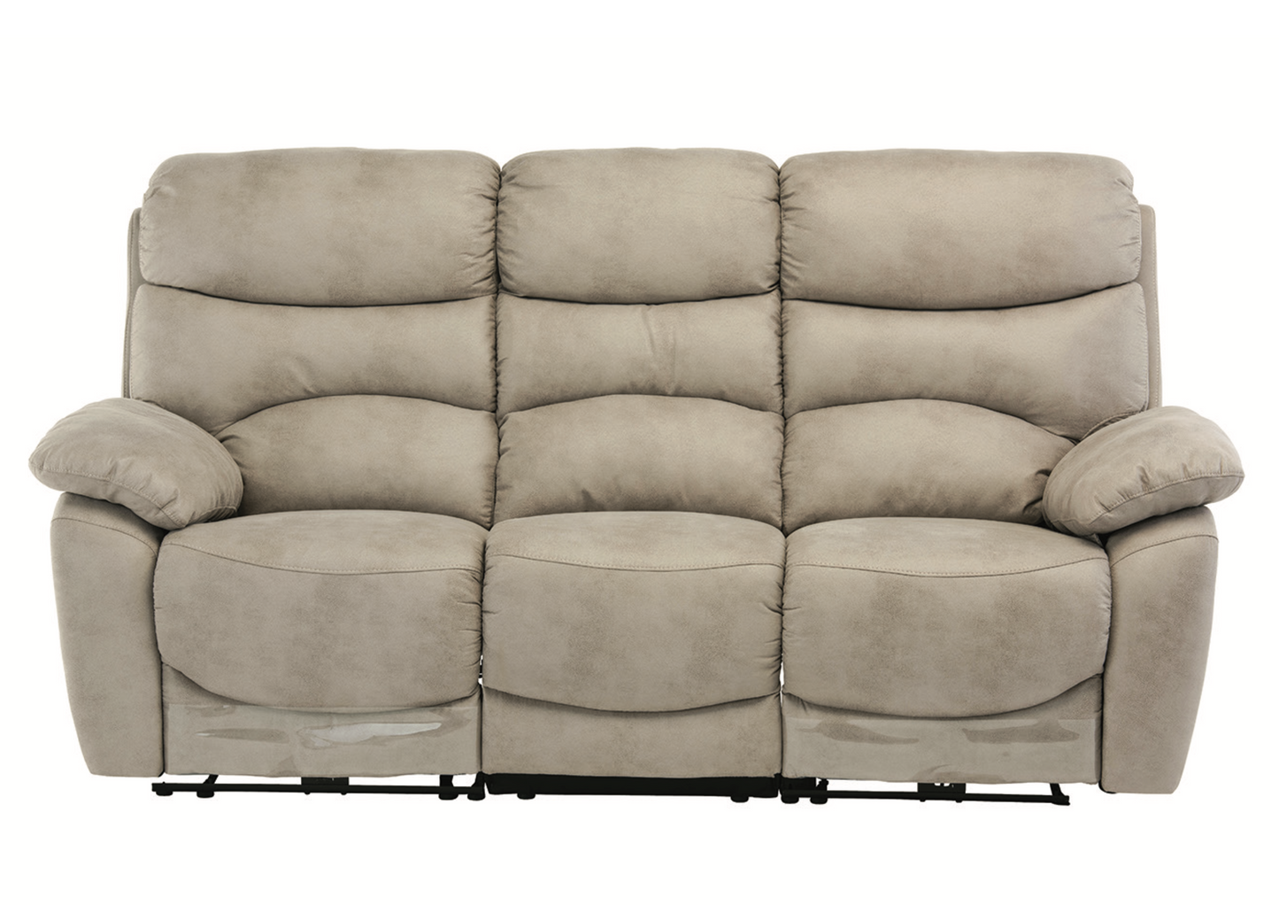 Bratista Soft Touch Fabric Recliner Sofa - 2 Colour Options