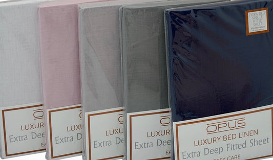 Extra Deep Fitted Sheet, 40cm Deep Sheets