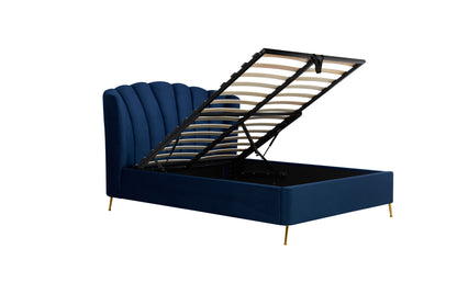 Lottie Ottoman Bed – Blue