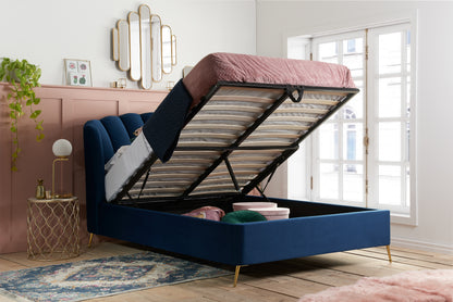 Lottie Ottoman Bed – Blue