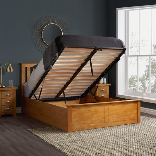 Phoenix Ottoman Bed Oak