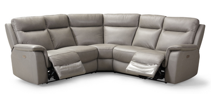 Salvatori Leather Corner Sofa