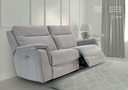 Salvatori Fabric Sofa - 3 Colour Options