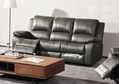 Amarett Leather Sofa- 2 colour options