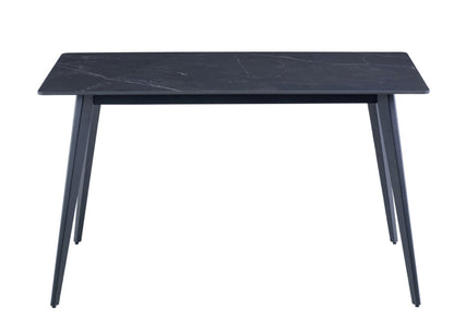 Thawa Matt Black 1.3M Dining Table