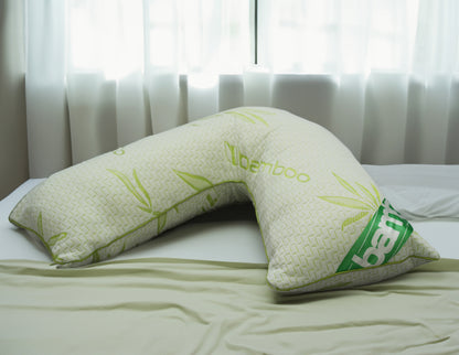 Bamboo Memory Foam V Shaped Pillow