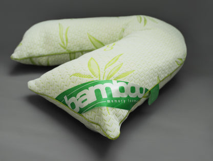 Bamboo Memory Foam V Shaped Pillow