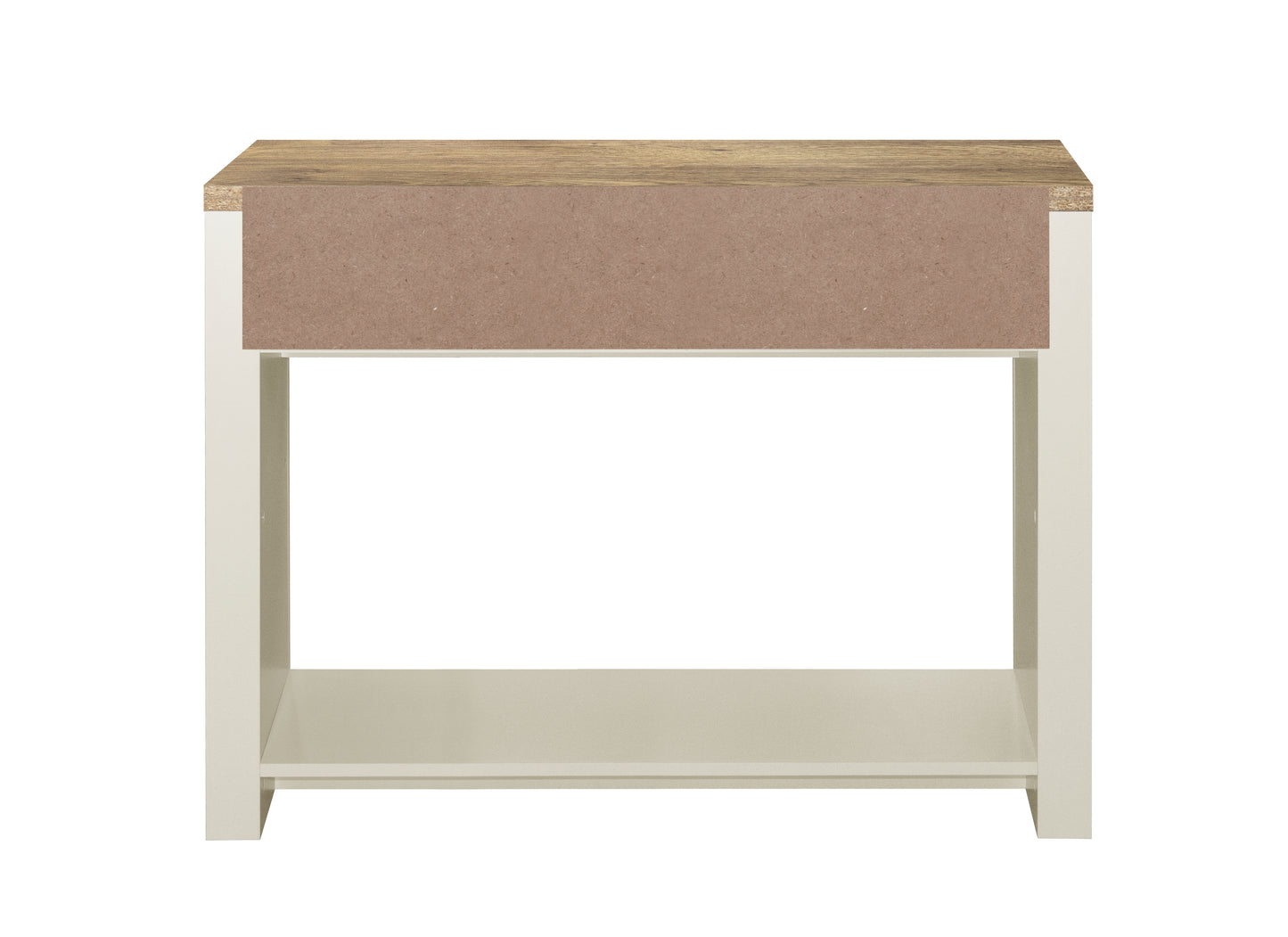 Highgate 2 Drawer Console Table Cream & Oak