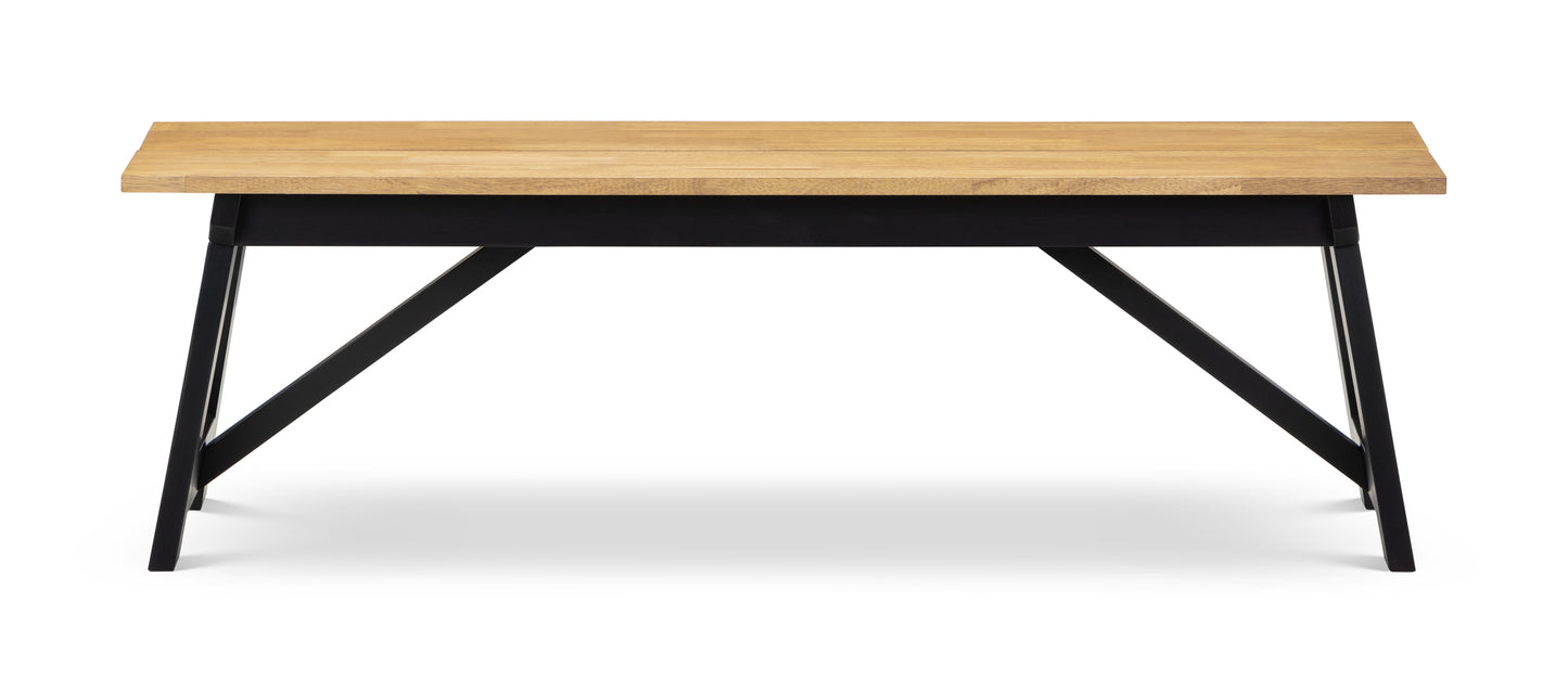 HOCKLEY BENCH BLACK/OAK