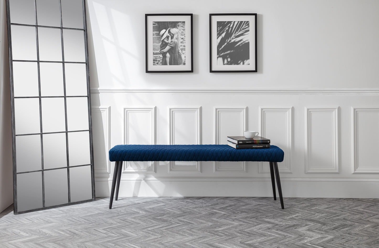 LUXE LOW BENCH - BLUE