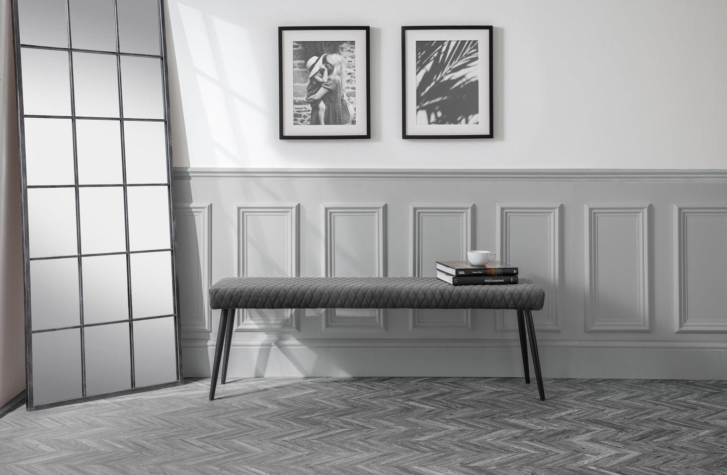 LUXE LOW BENCH - GREY