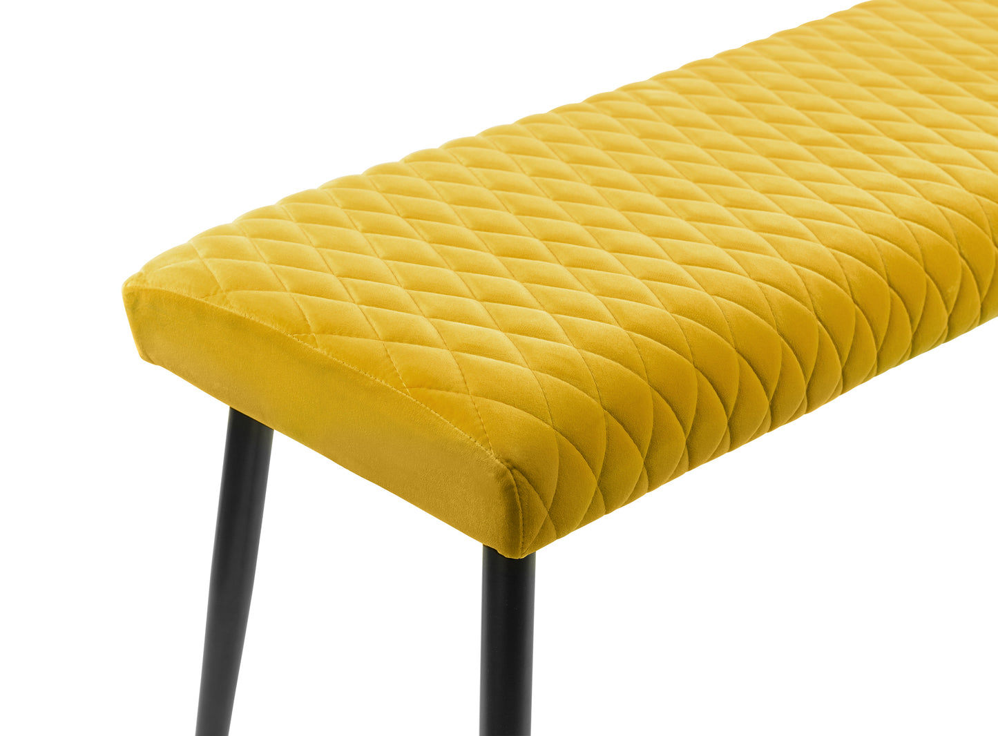 LUXE LOW BENCH - MUSTARD