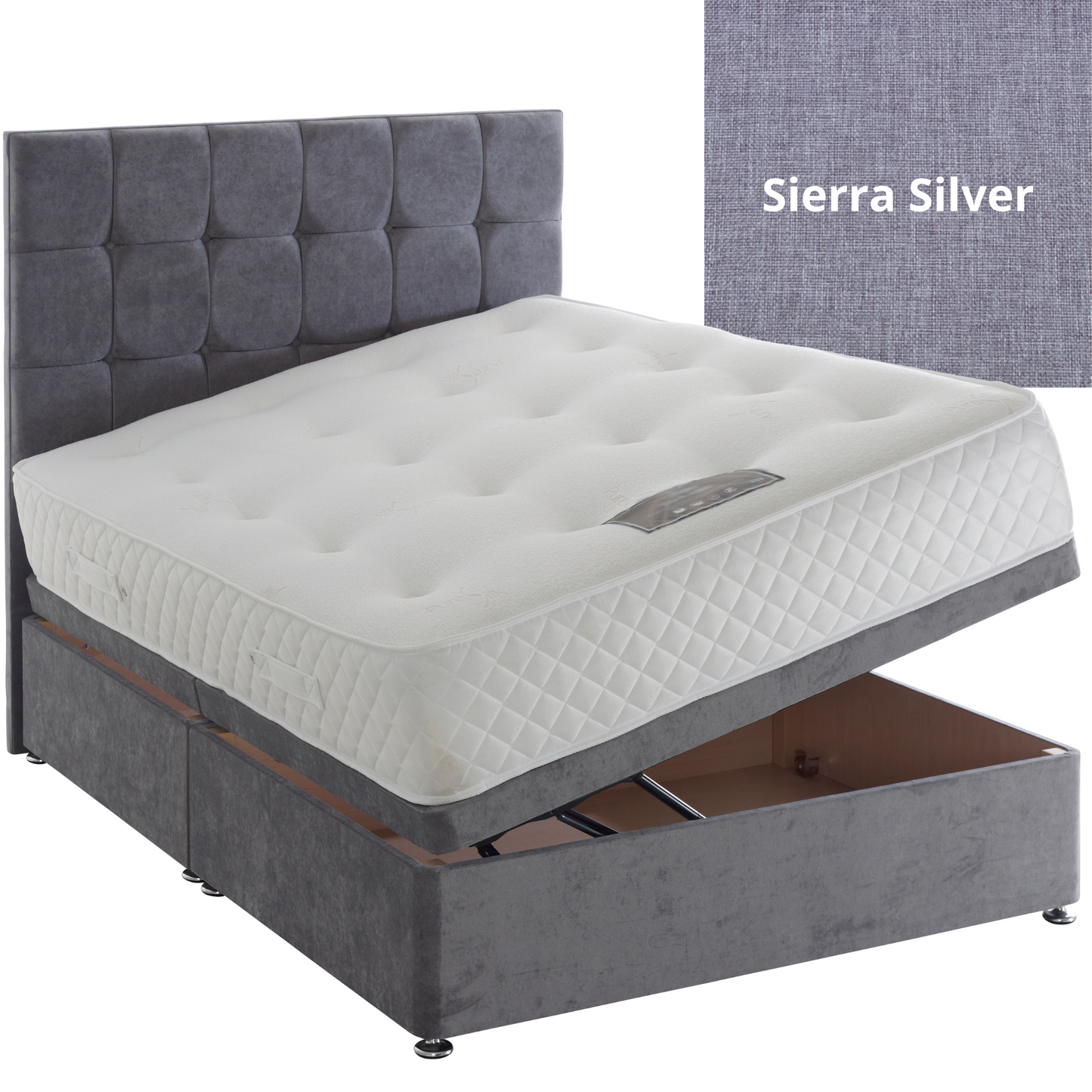 Corrina Side Open Ottoman Complete Bed