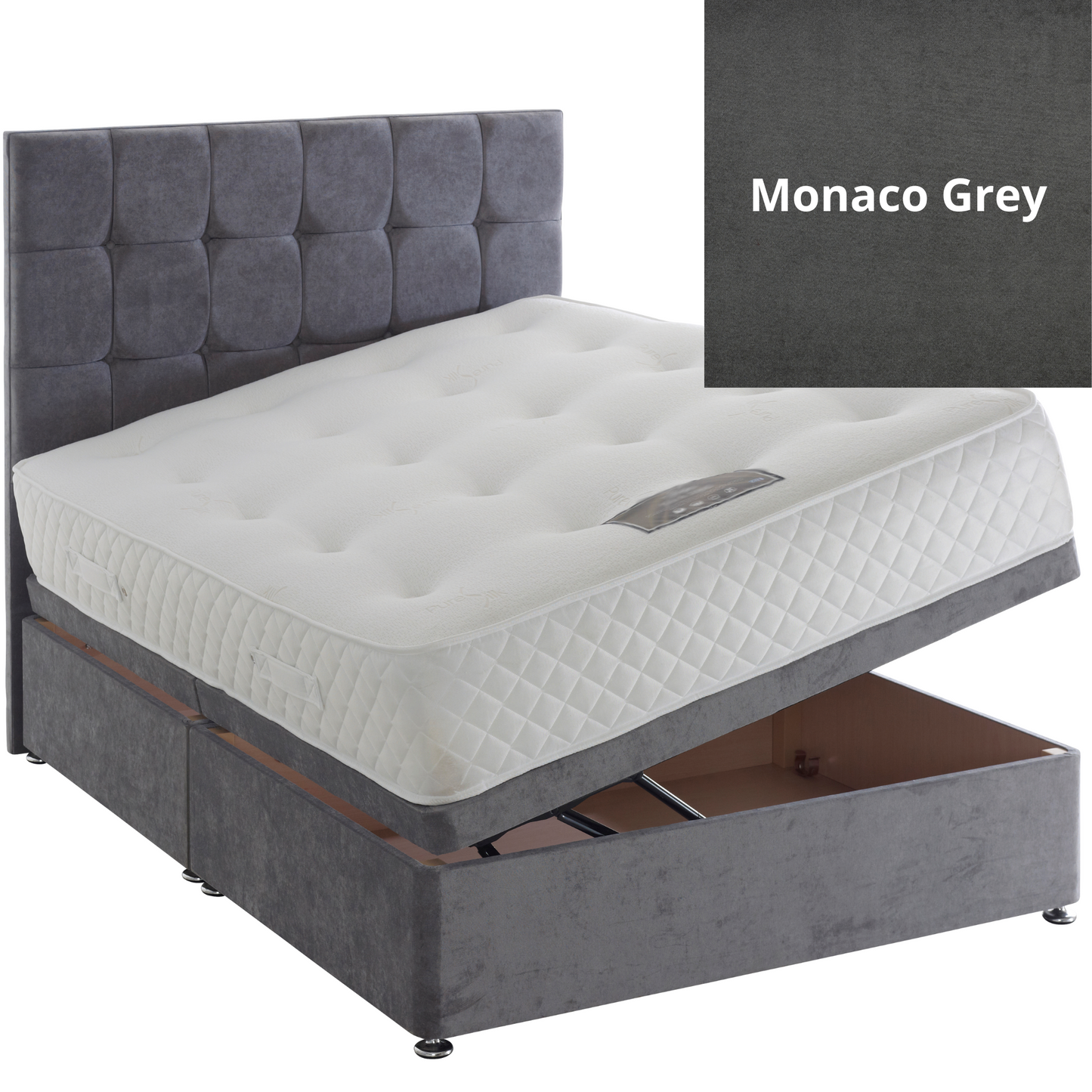 Corrina Side Open Ottoman Complete Bed