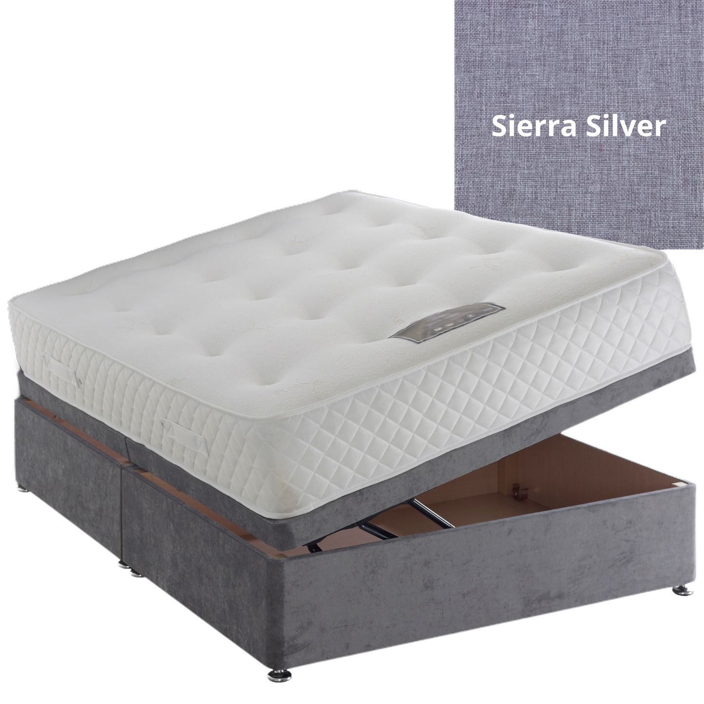 Corrina Side Open Ottoman Complete Bed