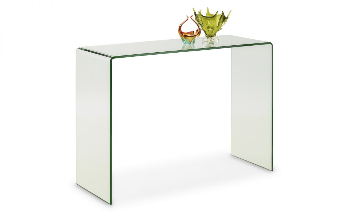 AMALFI BENT GLASS CONSOLE TABLE